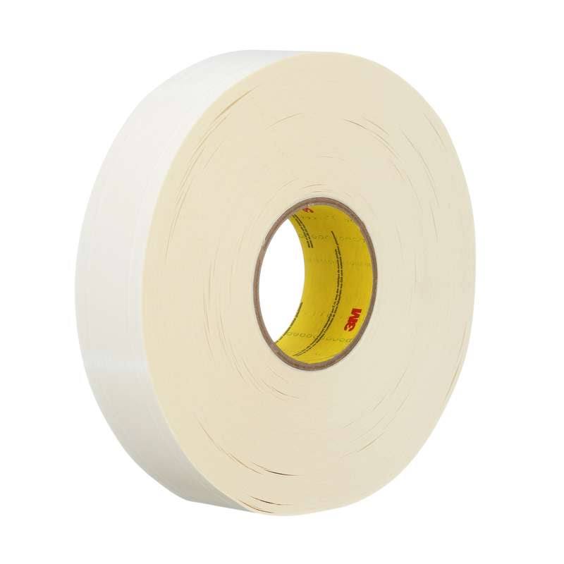 Heavy Duty Double Coated Tape White, 72mm x 55m, 12 per Case Q698