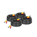 4-Pack 60ft BNC Security Camera Cable C6773
