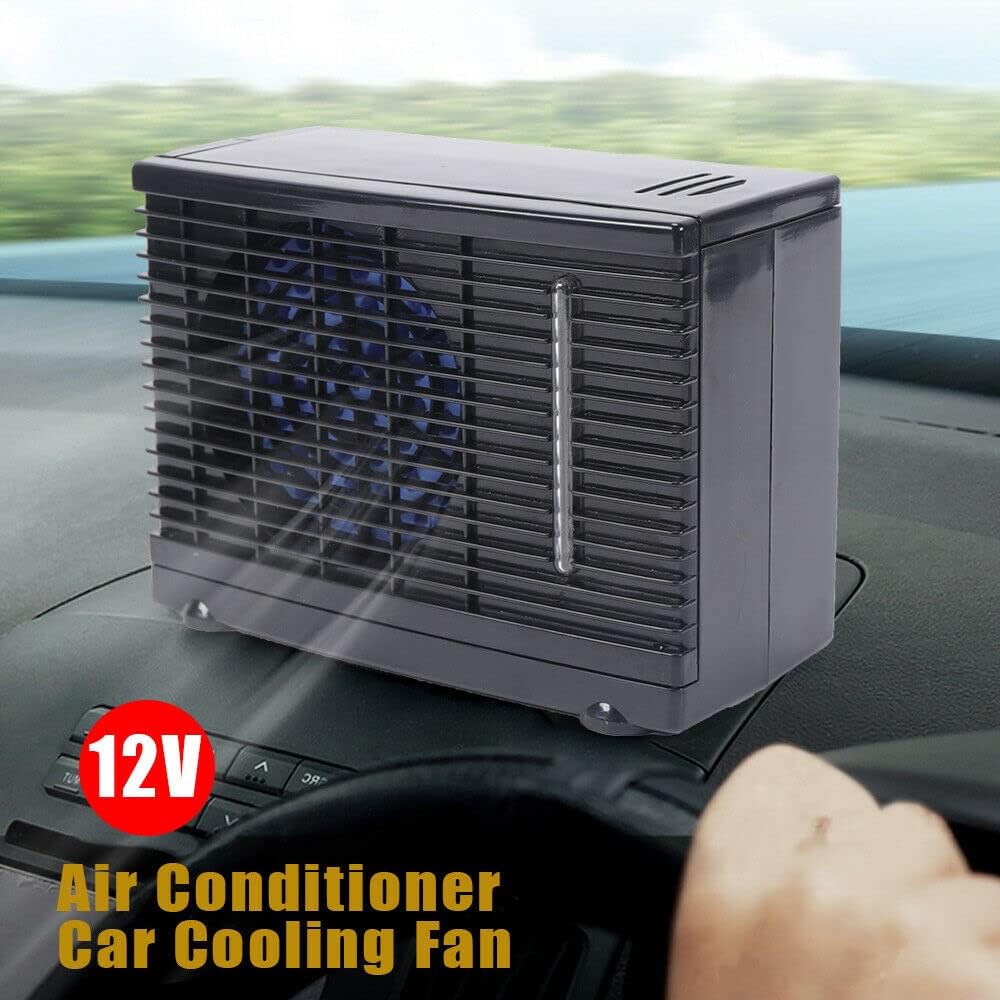 12V Portable Car Air Conditioner Cooling Fan, Pack of 2 O273411