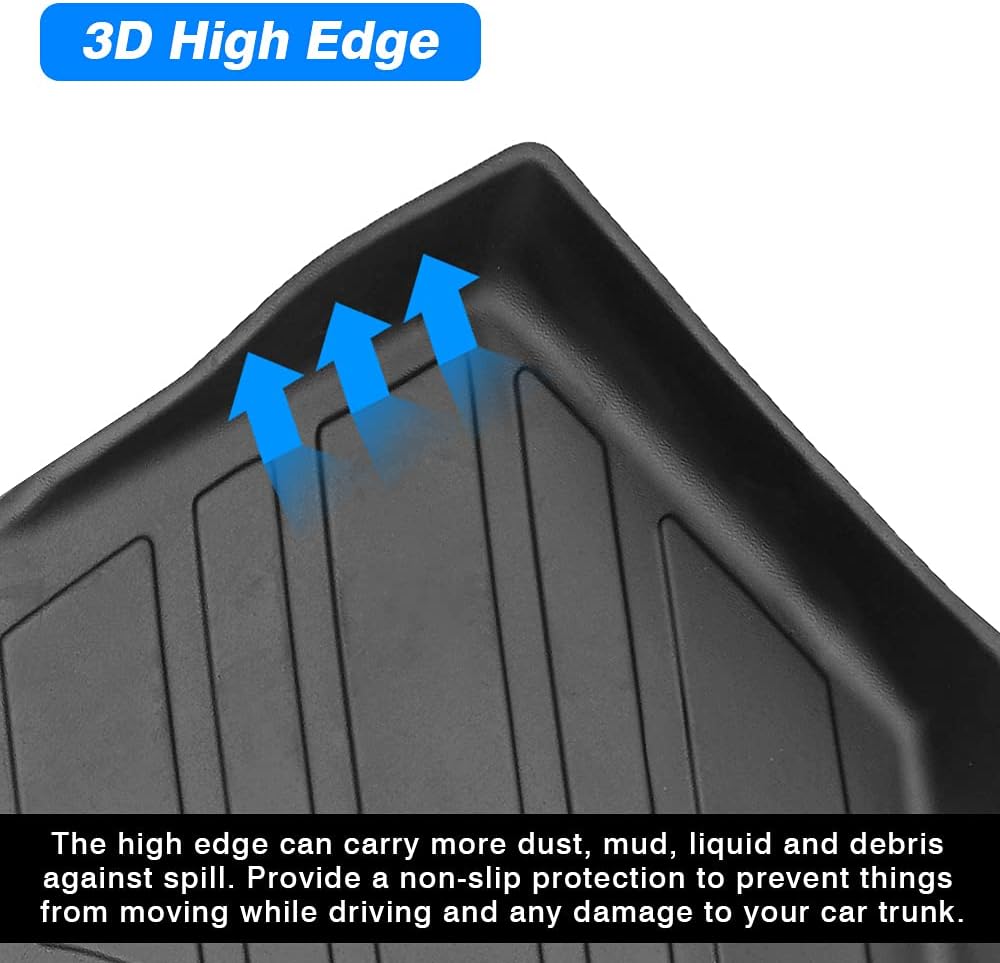 Black TPO Car Cargo Mat Pack of 2 V4176