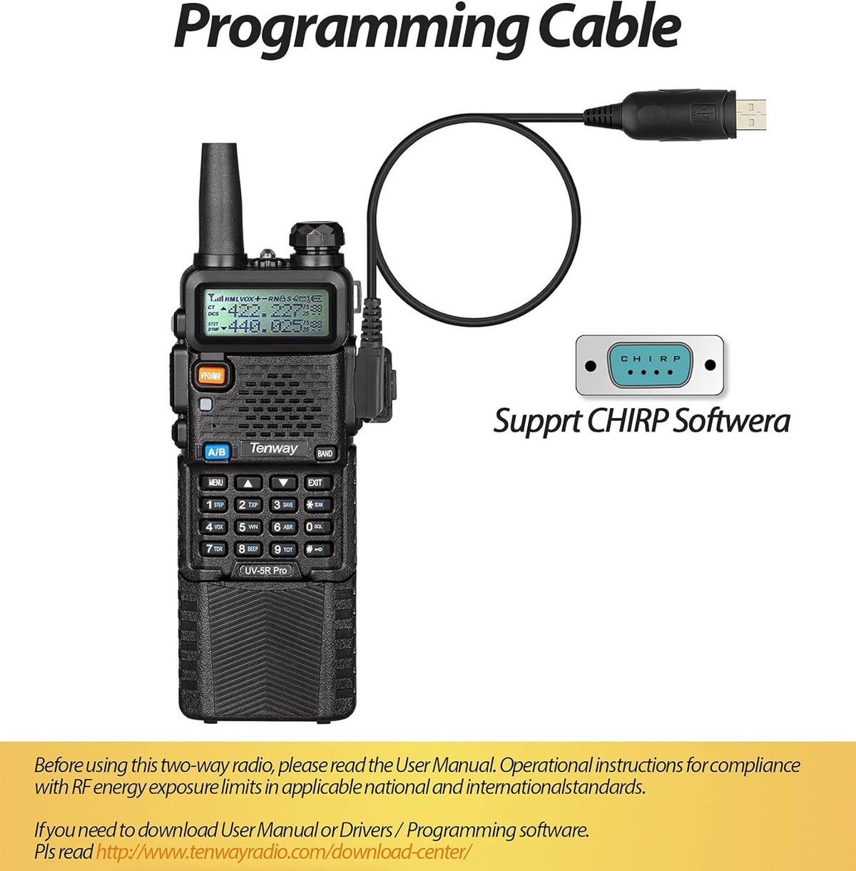 8W Dual Band Two Way Radio 2Pack with 3800mAh Battery I586