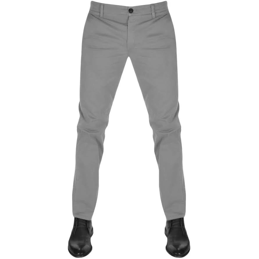 Grey Slim Chinos H409