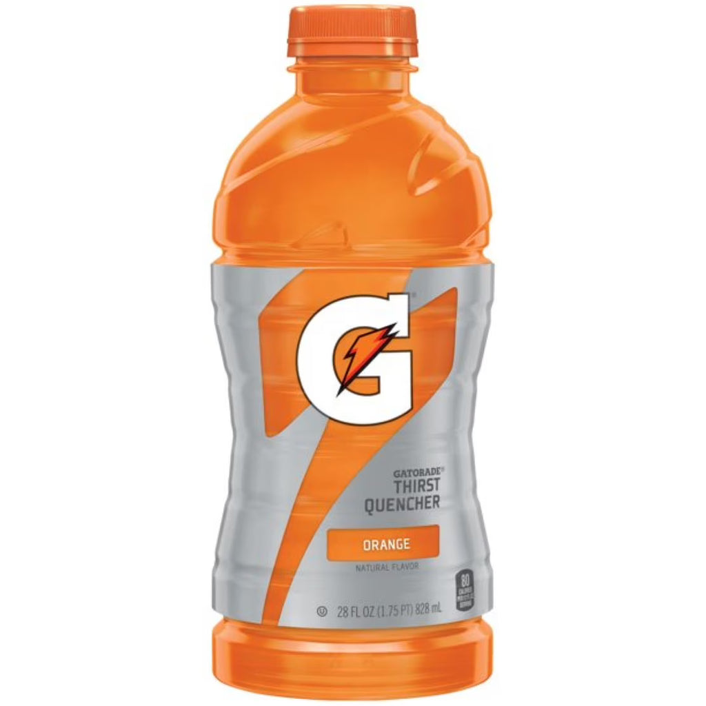 Orange Thirst Quencher Sports Drink, 28 oz Bottle, Quantity of 6 Y835132