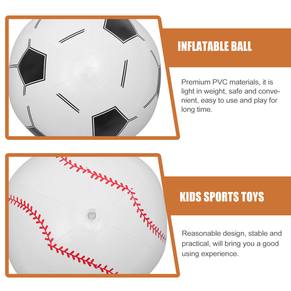 Inflatable Beach Ball Set of 4 H428