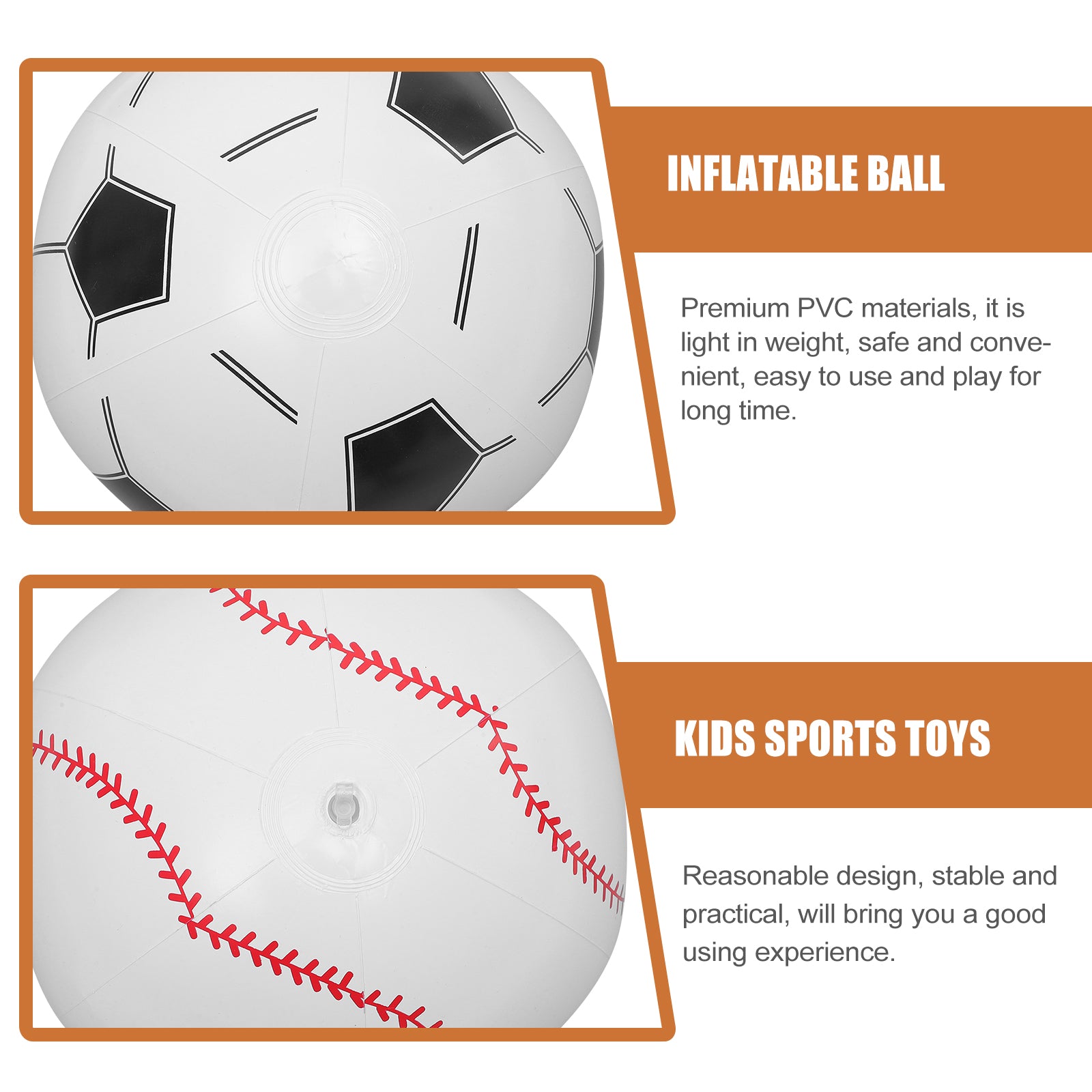 Inflatable Beach Ball Set of 4 H428