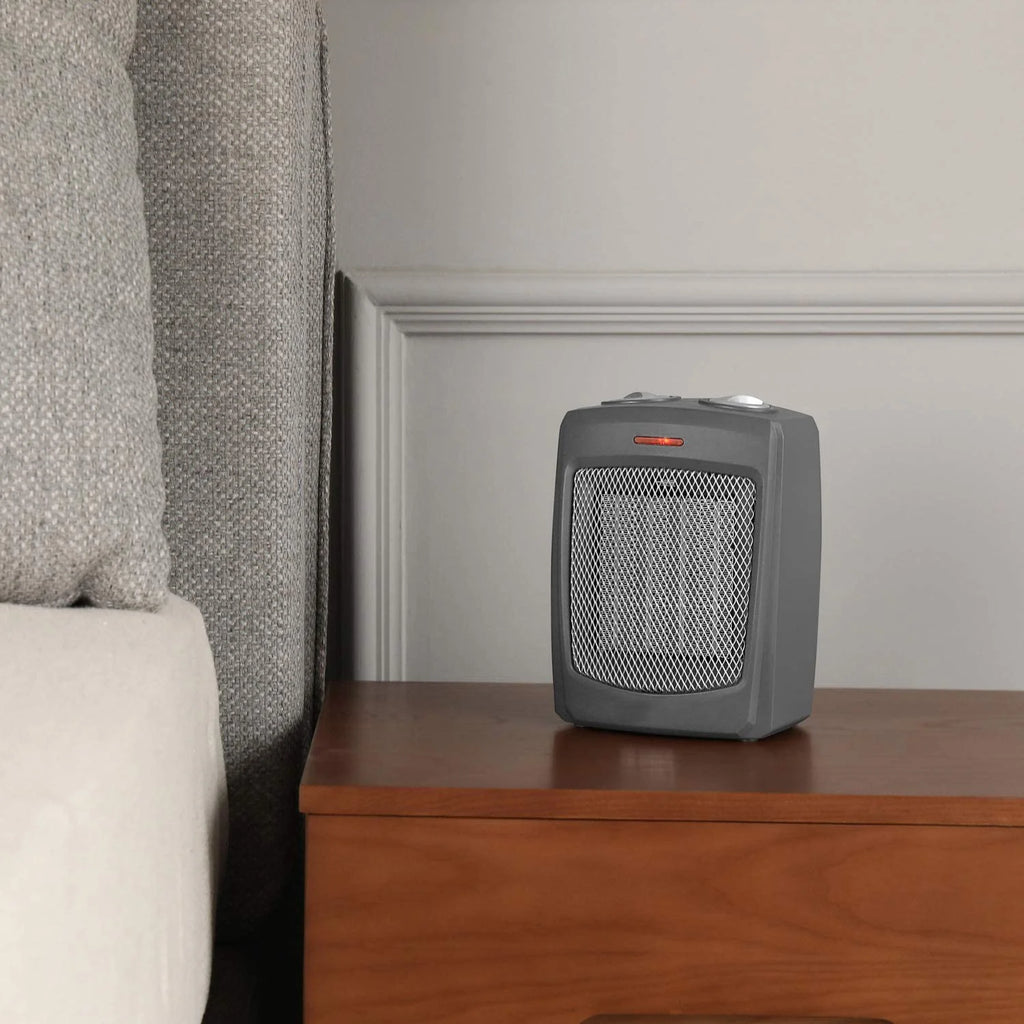 Ceramic Small Heater with Thermostat, 750W/1000W/1500W R9127
