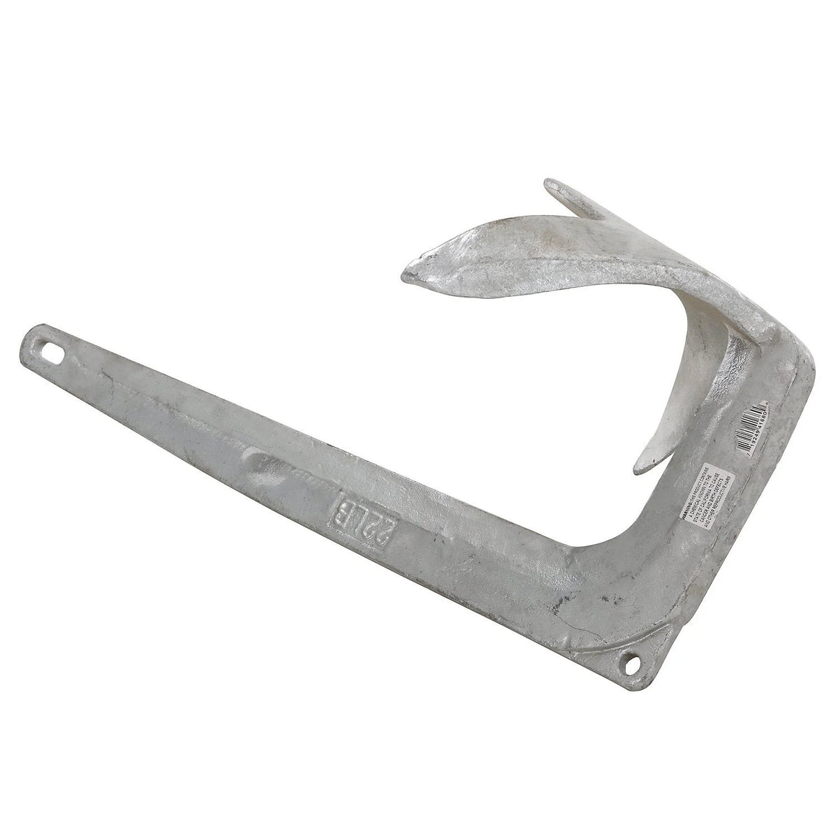 22 Lbs. Hot-Dipped Galvanized Steel Boat Anchor I292759