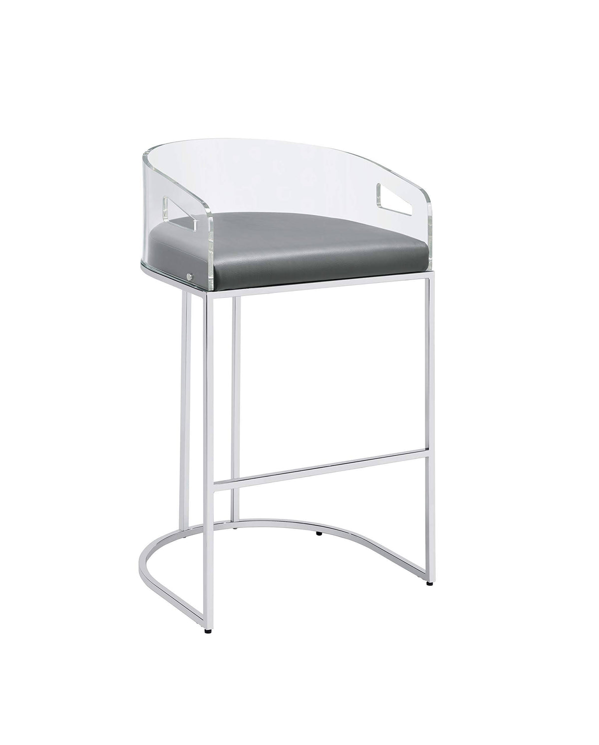 Grey Bar Stool Set of 2 M919248