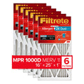 16x25x1 AC Furnace Air Filter, MPR 1000D, 6 E54349