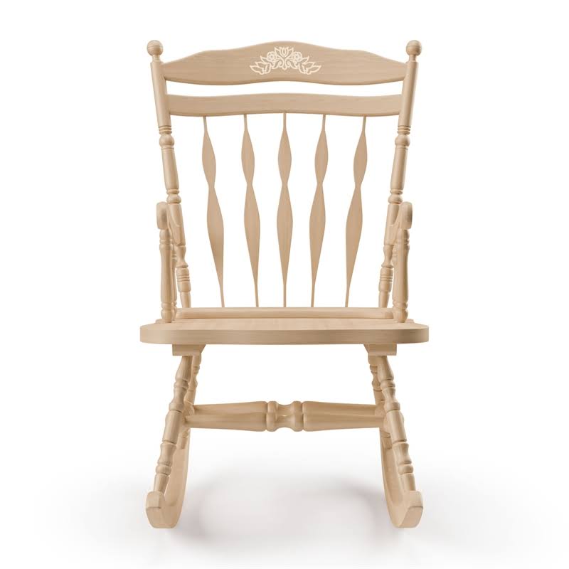 White Wash Traditional Rocking Chair T241427