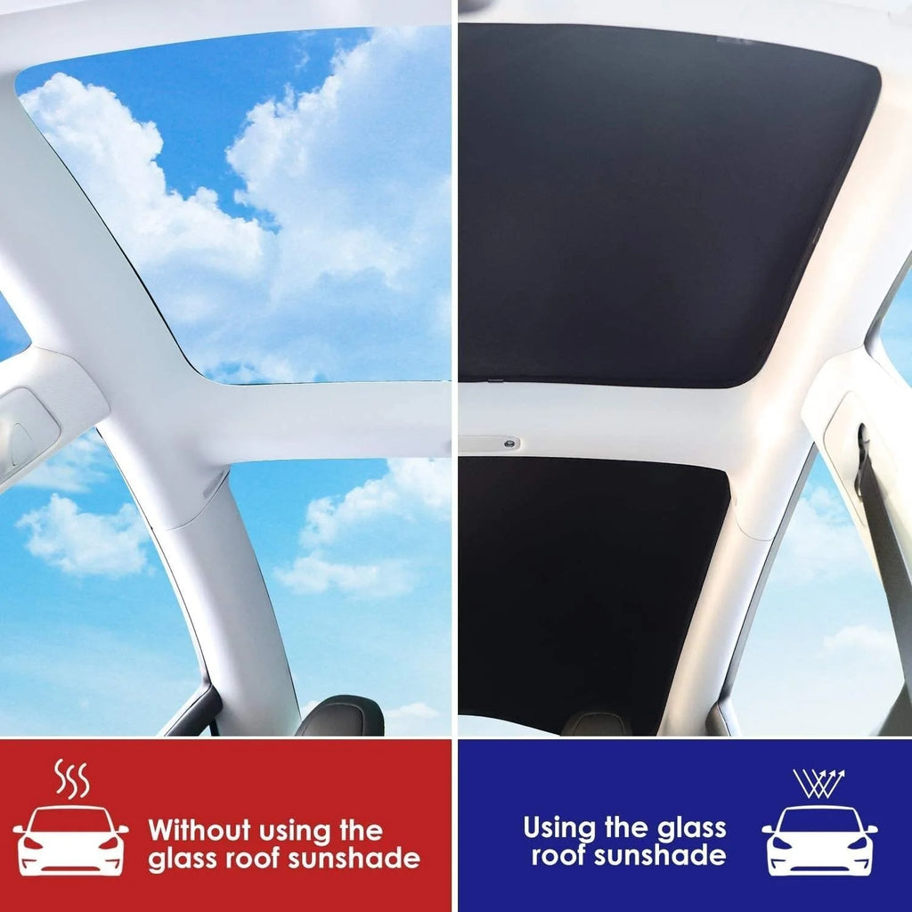 Black Reflective Sunshade Roof Window Cover G591