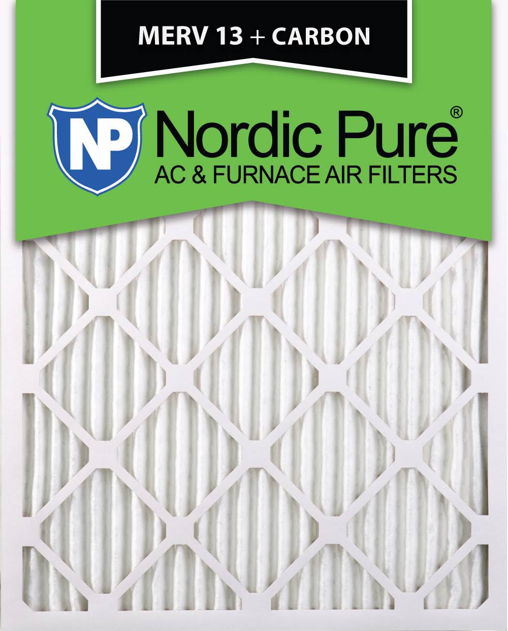 3 Pack 18x20x1 MERV 13 Carbon AC Furnace Filters N271195