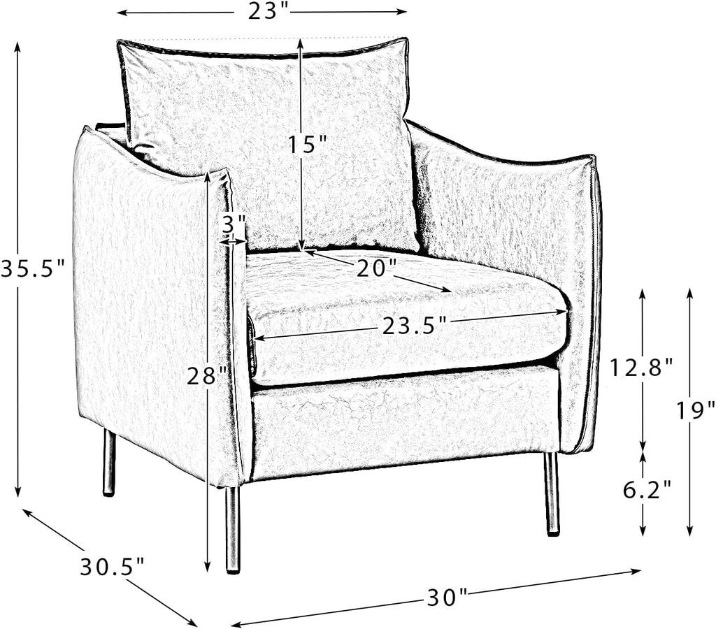 Camel Vintage Armchair Set Of 2 R358272