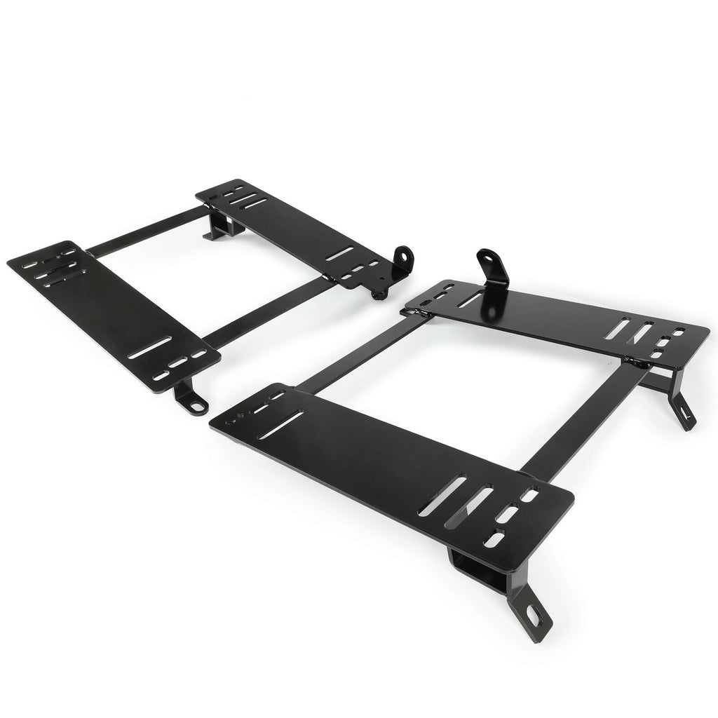 Seat Bracket Black Mount Set Powder Coated Steel U729884