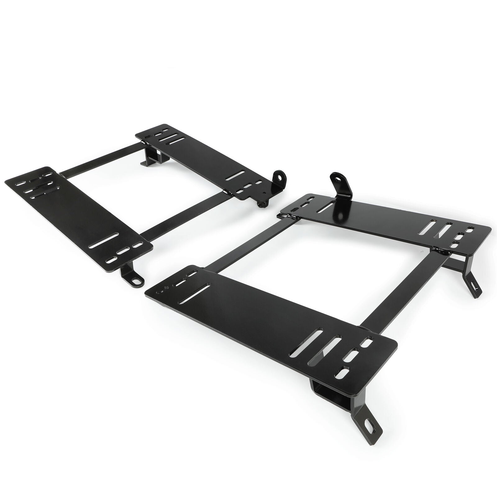 Seat Bracket Black Mount Set Powder Coated Steel U729884