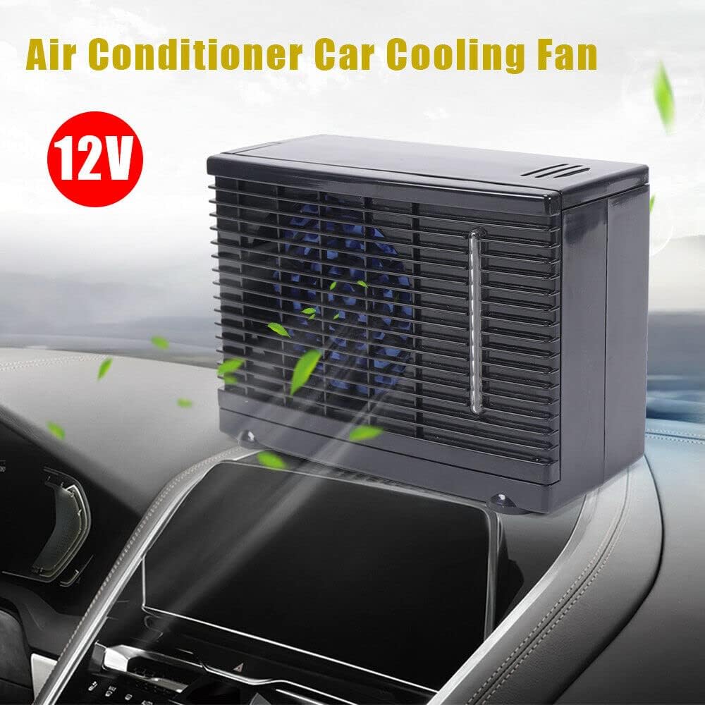 12V Portable Car Air Conditioner Cooling Fan, Pack of 2 O273411