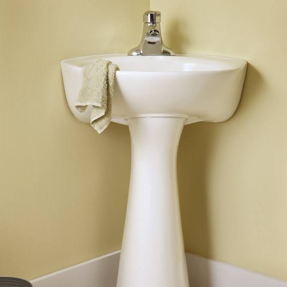 White Wall Mount Bathroom Sink X30649
