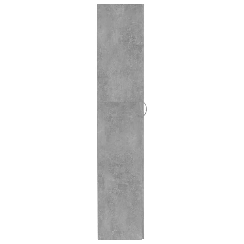 Concrete Gray Chipboard Storage Cabinet G2022