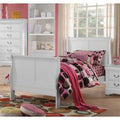 White Full Bed R306576