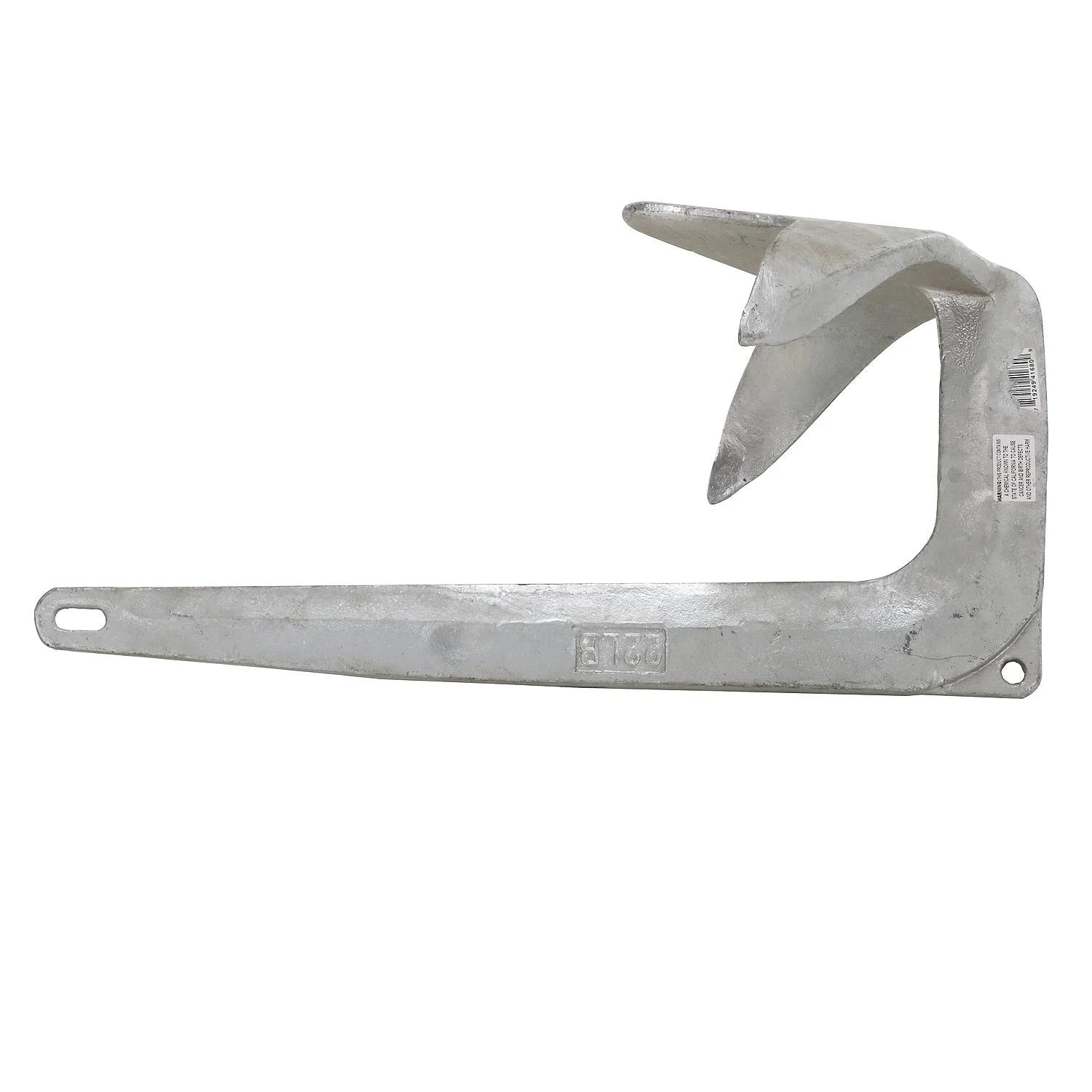22 Lbs. Hot-Dipped Galvanized Steel Boat Anchor I292759