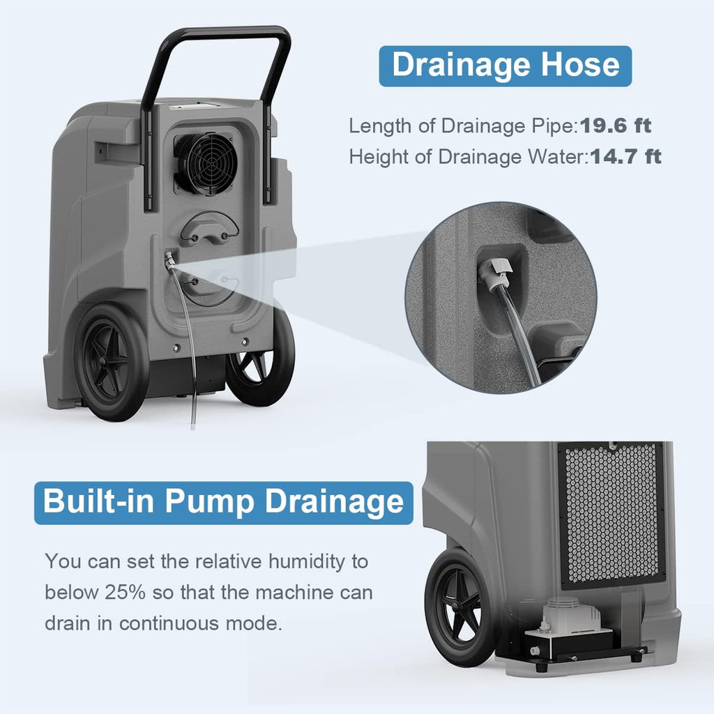 190 PPD Large Capacity Compact Dehumidifier H3741