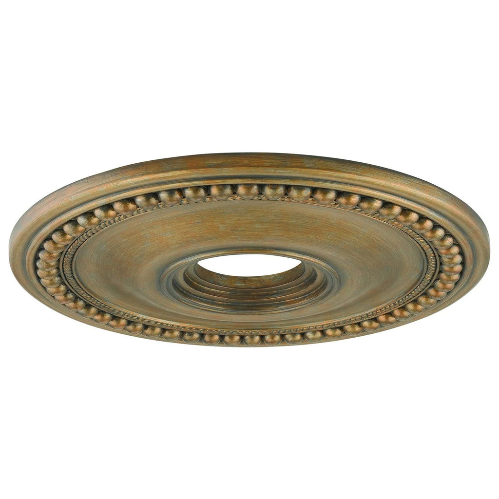 Antique Silver Ceiling Medallion D3042