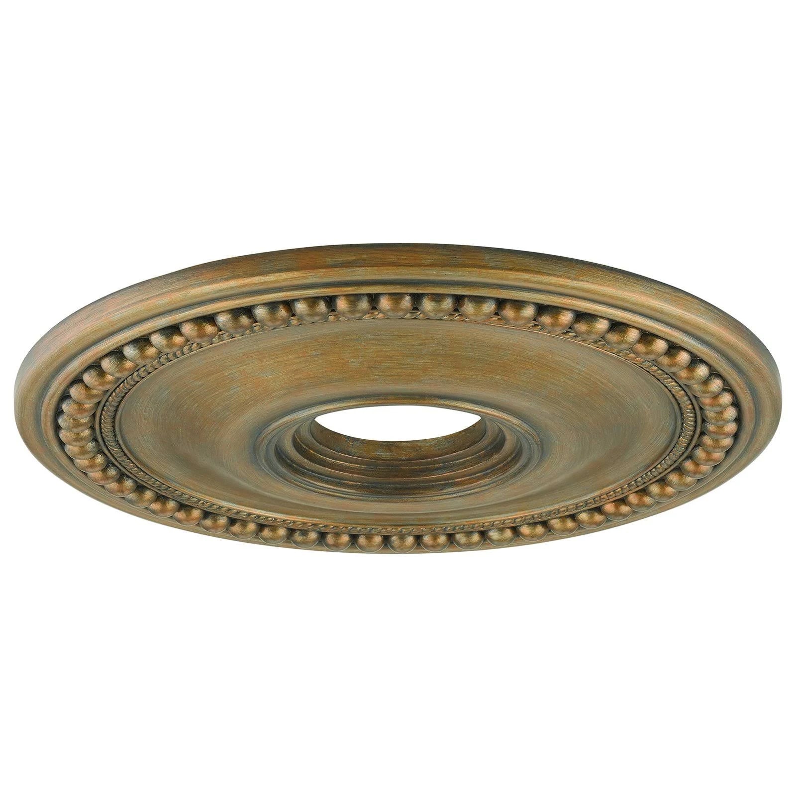 Antique Silver Ceiling Medallion D3042