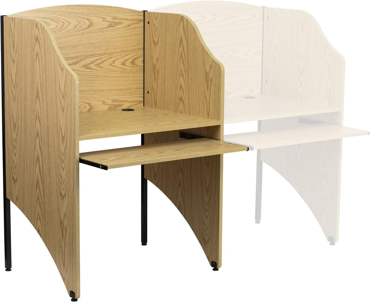 Nebula Grey Study Carrel O82012