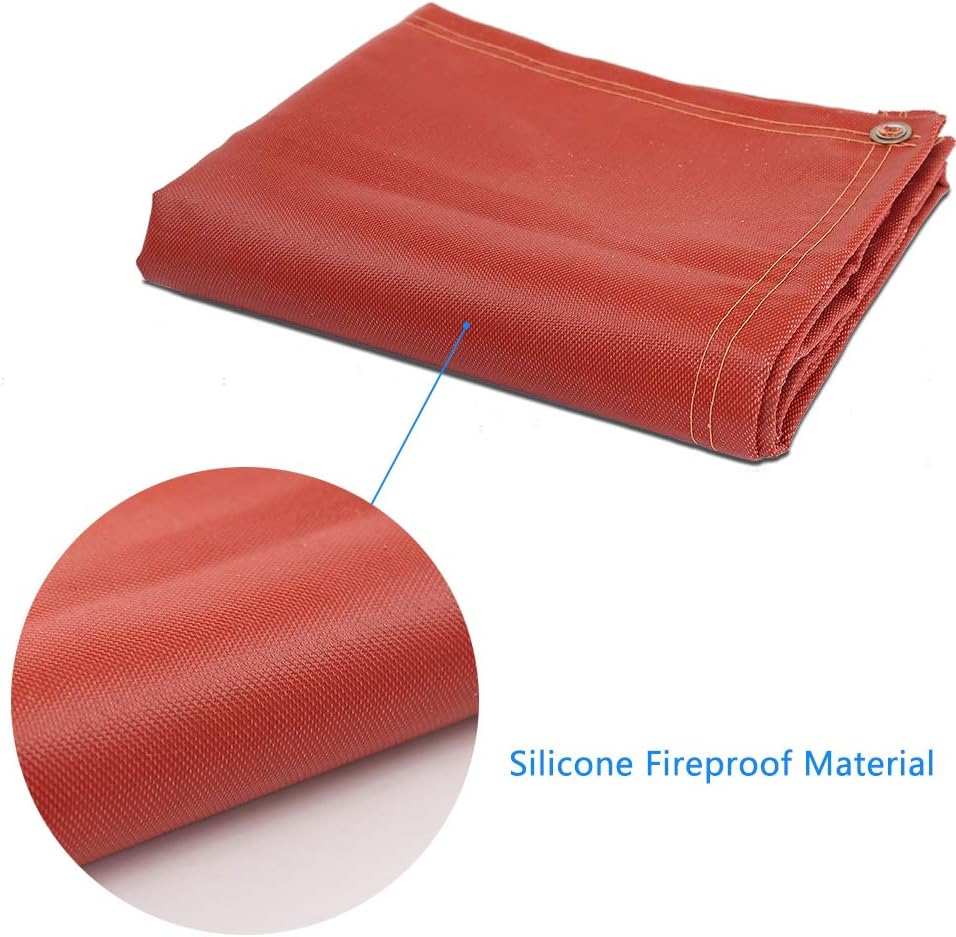 70"×58" Fireproof Silicone Fire Pit Mat L3784