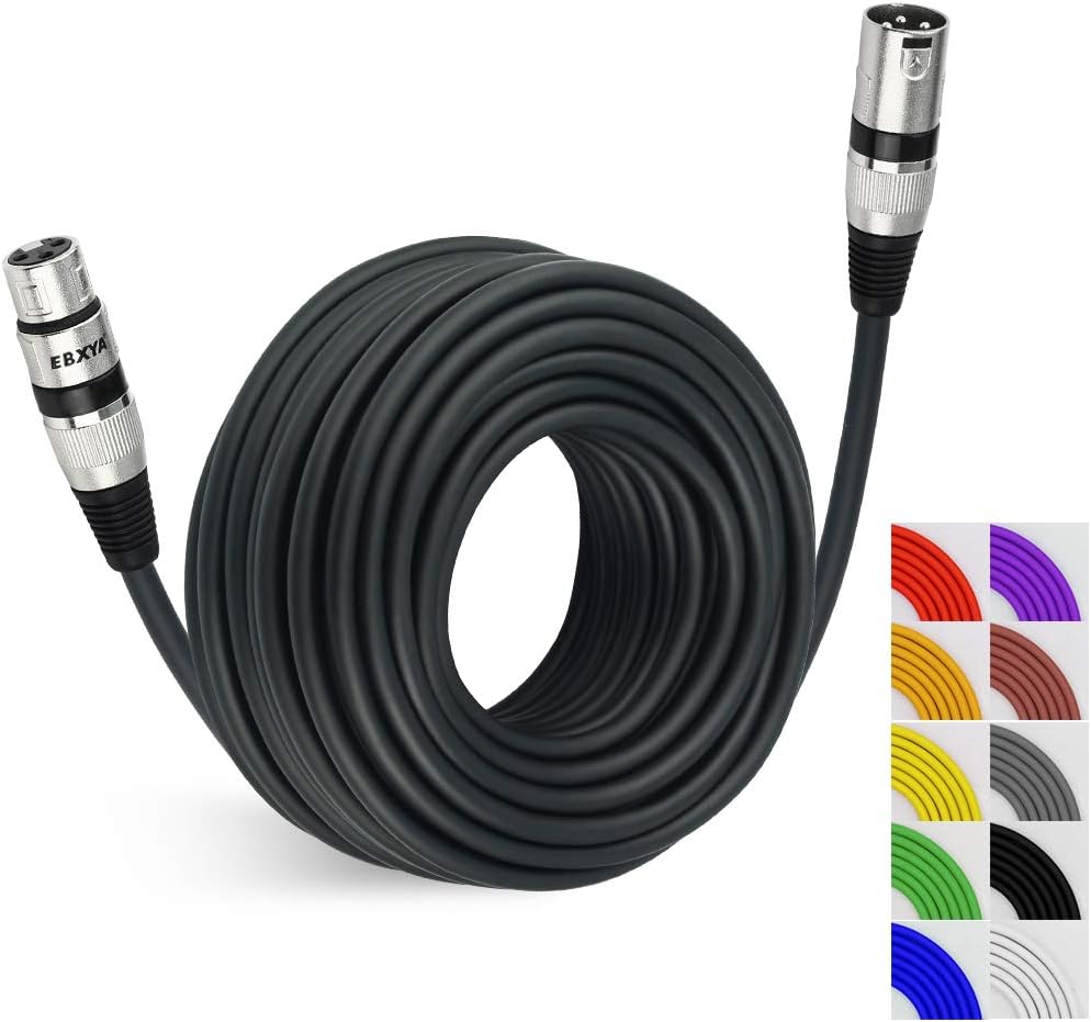 50 Ft 4 Pack XLR Microphone Cable N8034