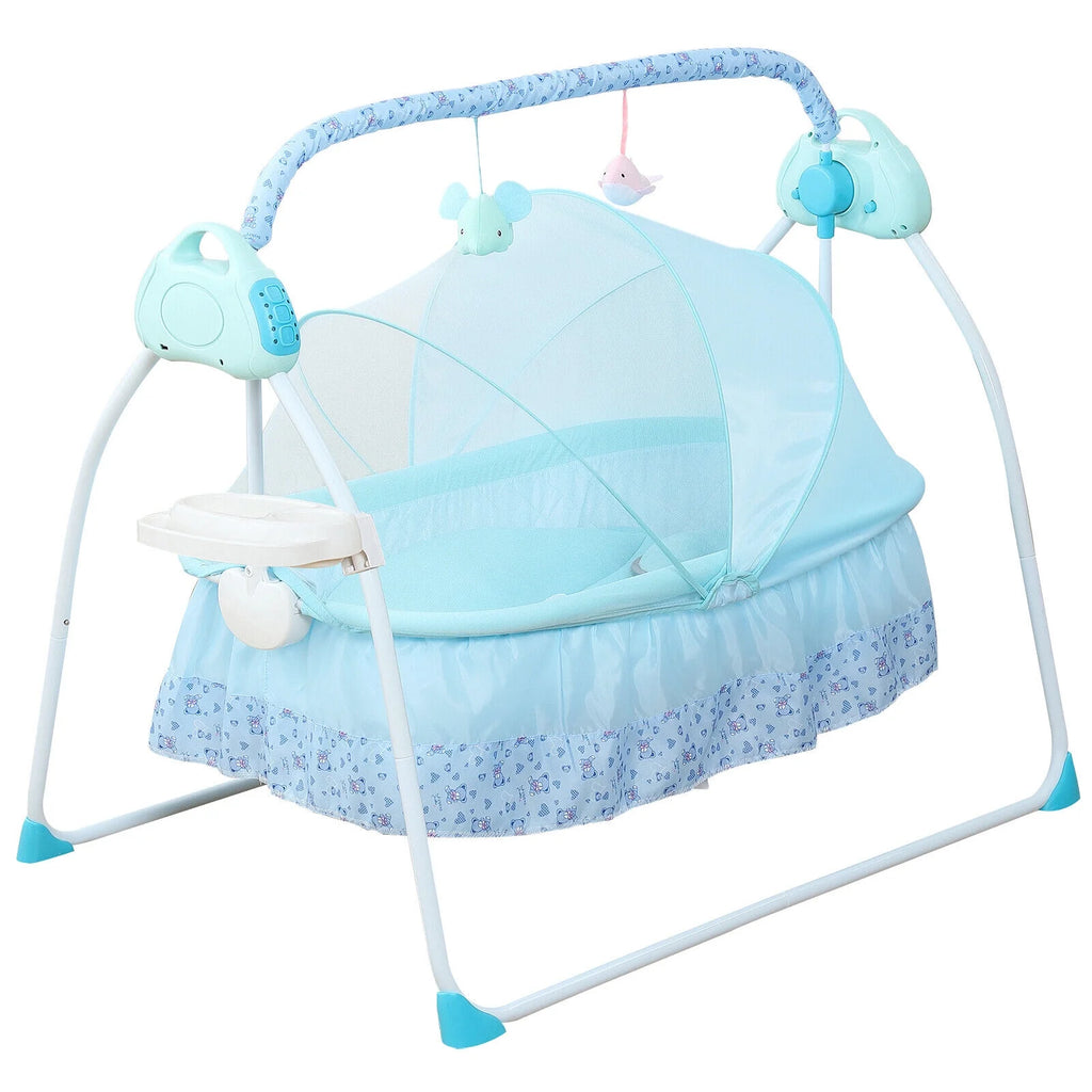 Electric Baby Cradle Swing Bouncer with Bluetooth Melodies USB A35740