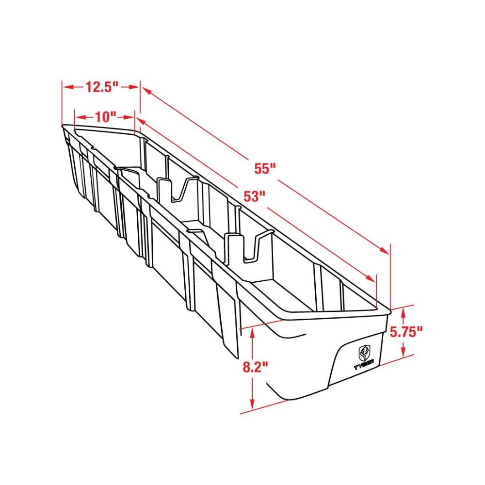 Rear Underseat Storage Box T66302