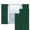 12x22W x 77x22H Exterior Real Wood Pine Board-n-Batten Shutters A98726