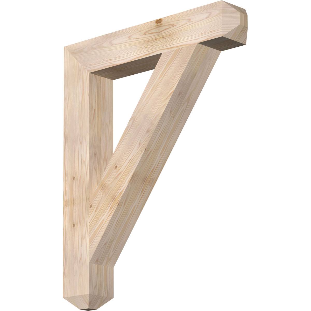 Traditional Craftsman Smooth Douglas Fir Bracket Y1395
