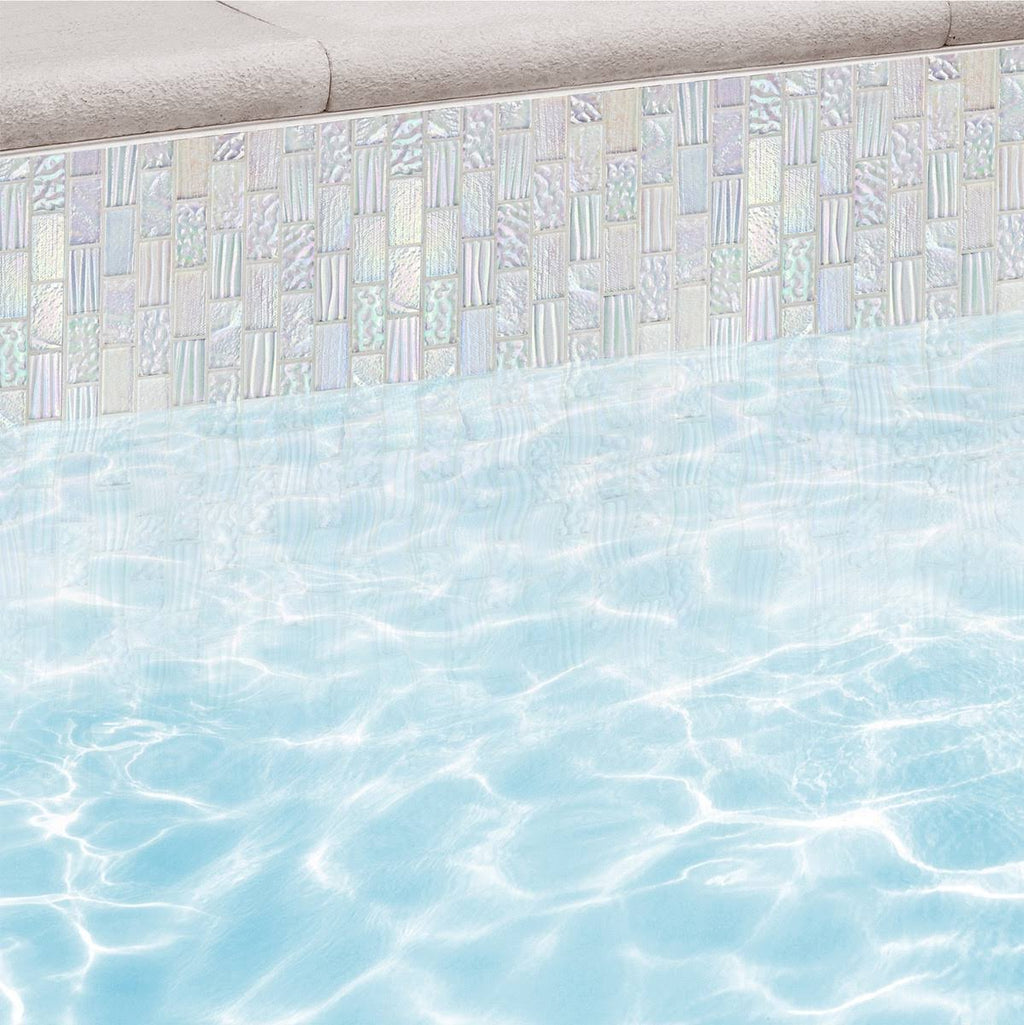 Black Glass Mosaic Tile J8980
