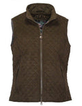 Quilted Micro Suede Zipper Vest X9994