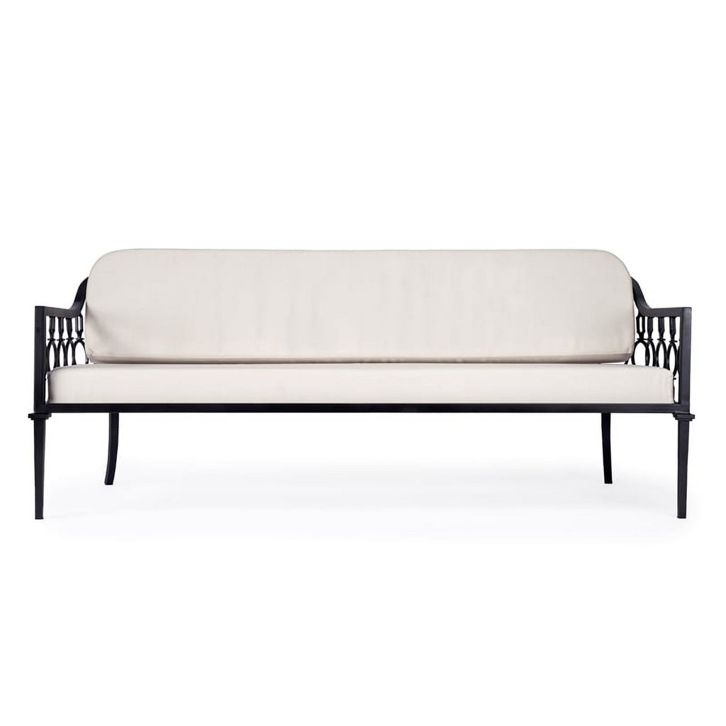 Black Outdoor Loveseat and Sofa 2-Piece Set Z6133