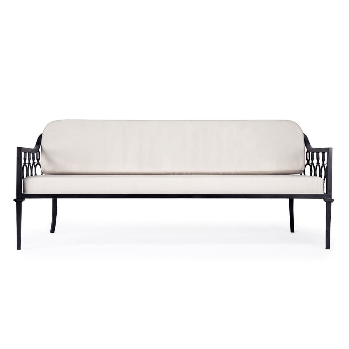 Black Outdoor Loveseat and Sofa 2-Piece Set Z6133