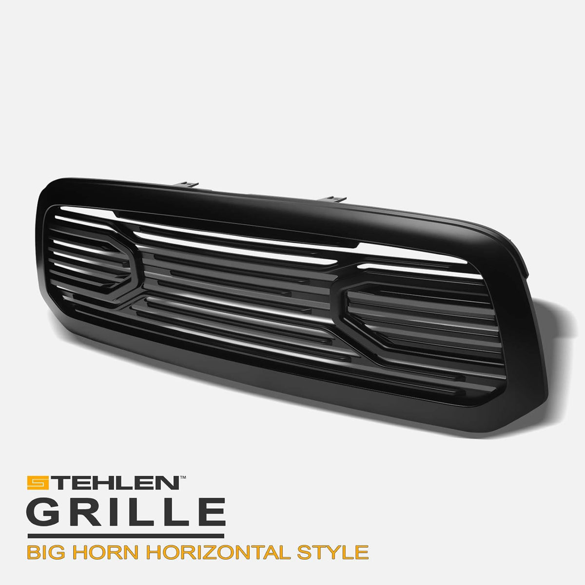 Matte Black Front Hood Bumper Grille for Ram 1500 N399