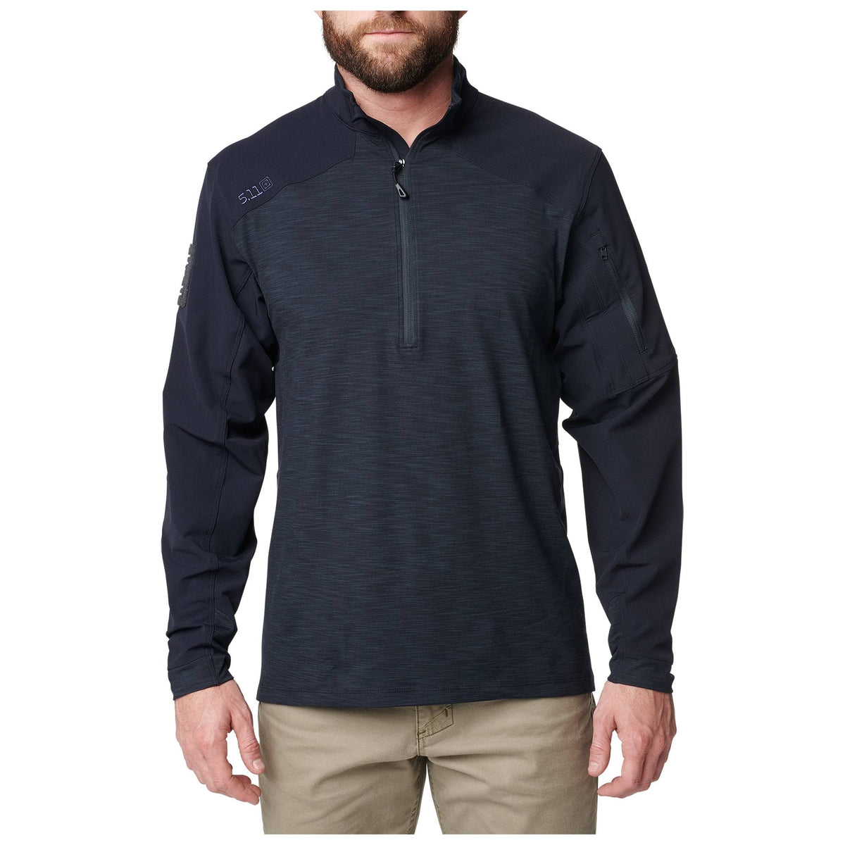Dark Navy 1/4 Zip V978