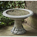 Small Dragonfly Birdbath - English Moss V88561