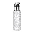 Stainless Steel Water Bottle with Straw Lid Vacuum Insulated Flask 20 OZ U5270