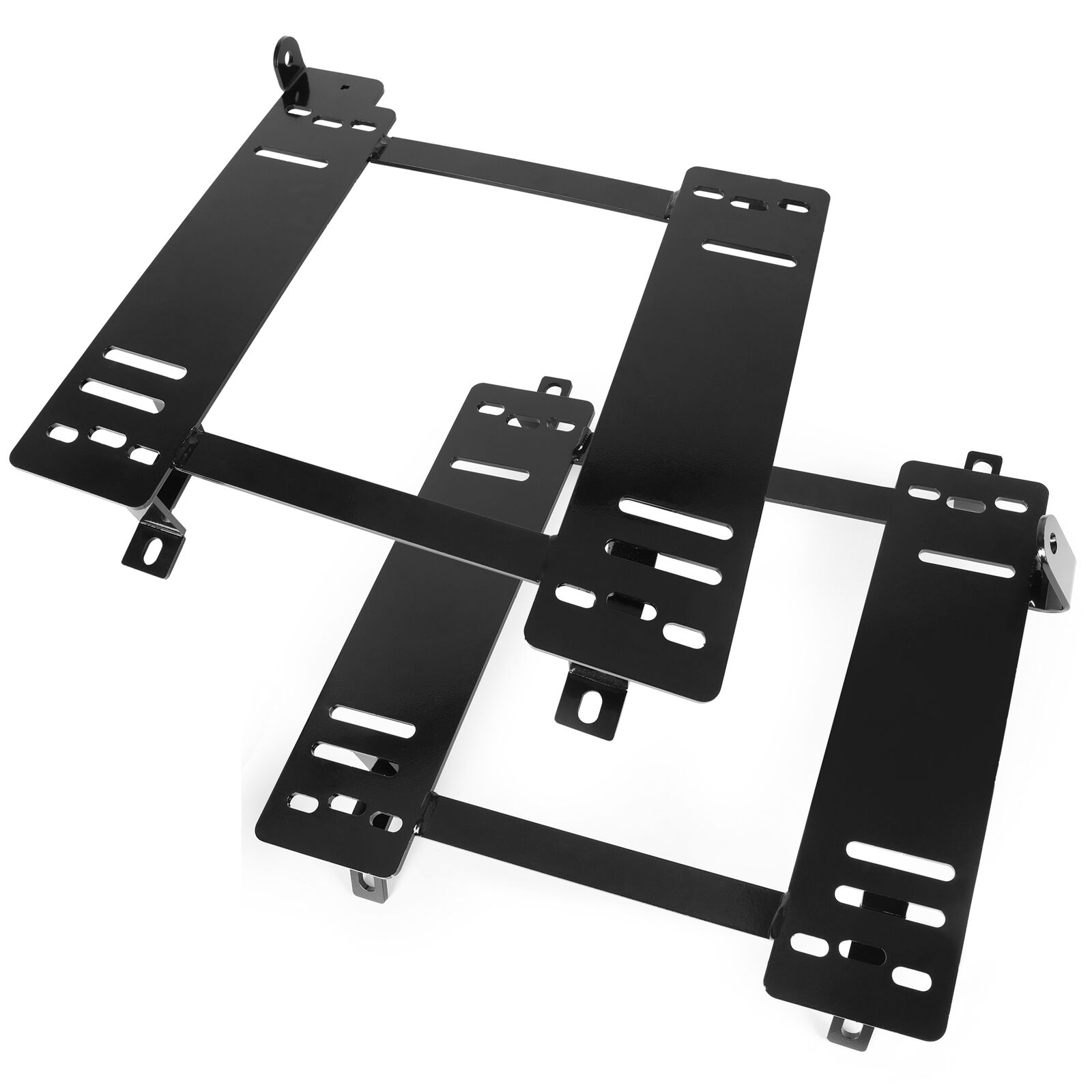 Seat Bracket Black Mount Set Powder Coated Steel U729884