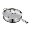 11-inch 5 Quart Stainless Steel Saute Pan with Lid C662