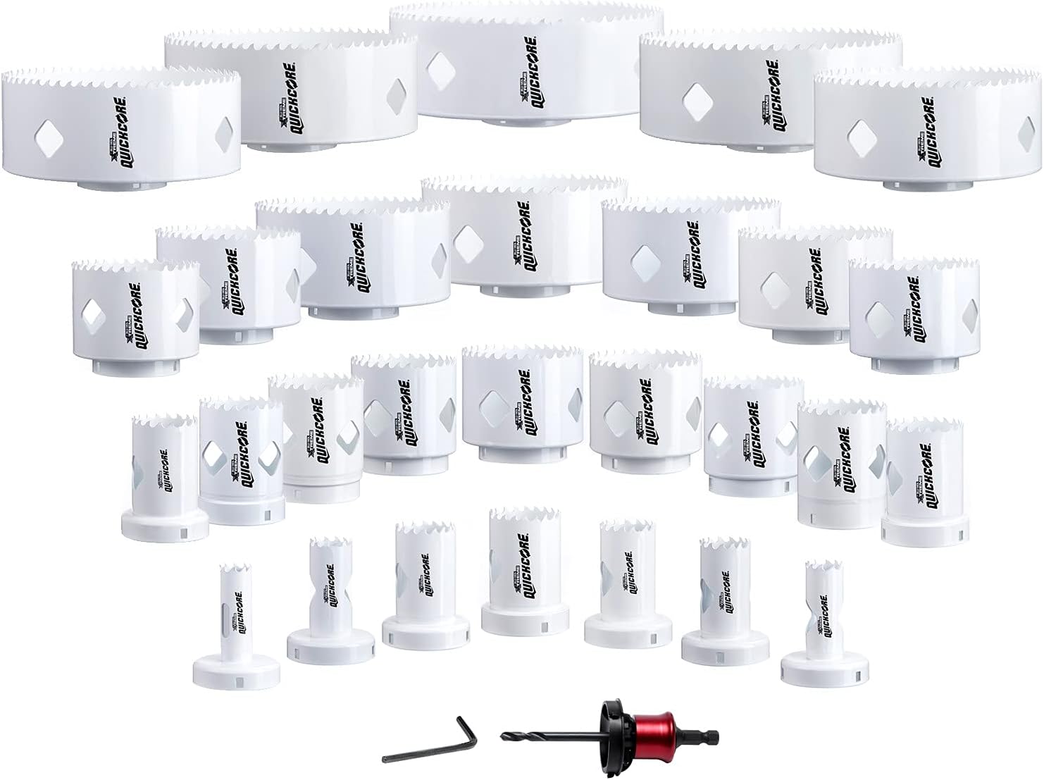 20 Pc Bi-Metal Hole Saw Kit with Arbor C46679