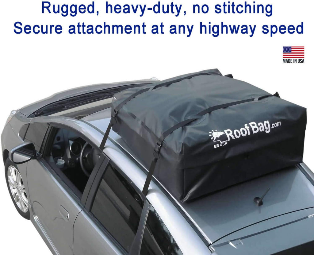 11 Cubic Feet Waterproof Rooftop Cargo Carrier with Straps and Storage Bag N53931
