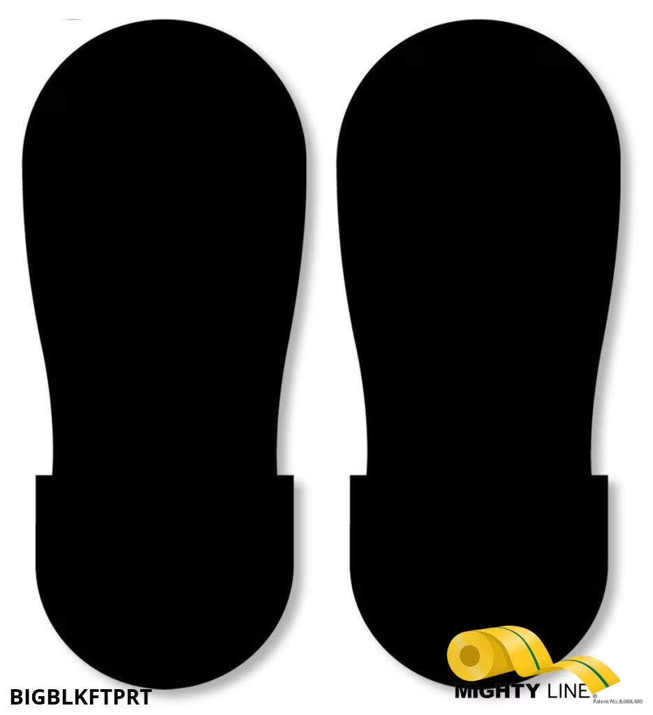 Black Footprint - Pack of 50 D766827