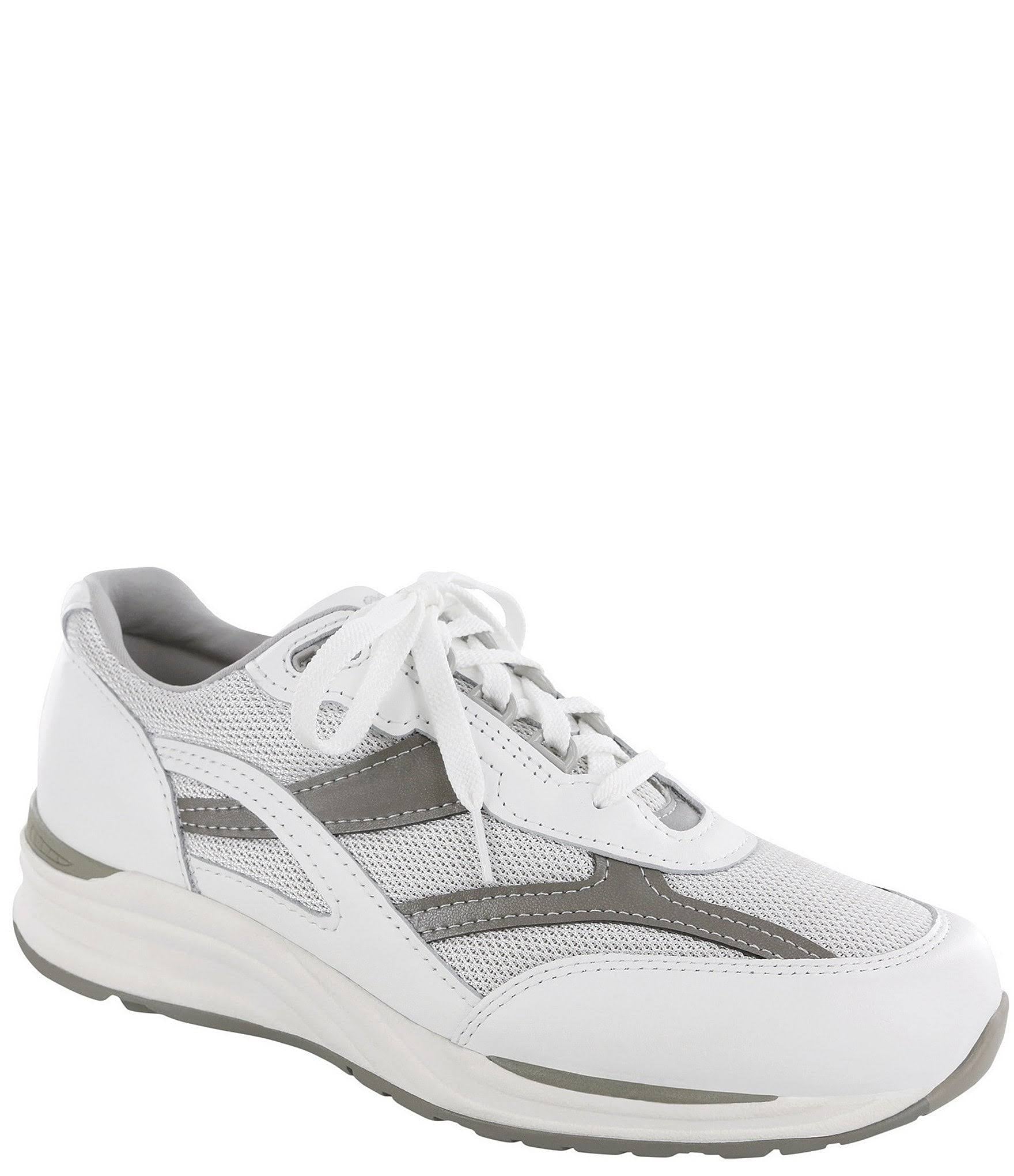 White 12.5 Narrow Mesh Shoes D844