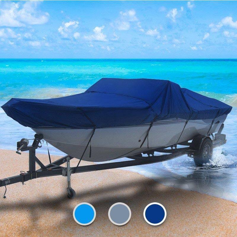 Navy Trailerable Semi-Custom Cuddy Cabin Boat Cover E118