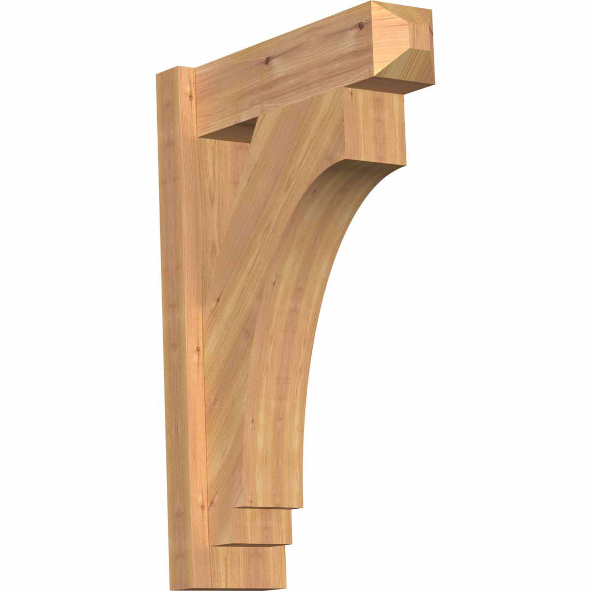 5 1/2x22W x 18x22D x 26x22H Imperial Smooth Craftsman Outlooker, Western Red Cedar Y878